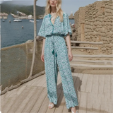 Sofia Bohemian Paisley Prints Jumpsuit