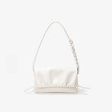 Alba Ruched Detail Flap Bag