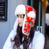 Bright Retro Floral Trooper Hat