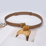 Emma Golden Lines Knot Belt