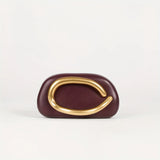 Ulria Gold Circle Evening Clutch