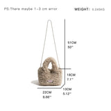 Paith Faux Lamb Satchel Mini Bag - 3 Colors