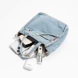Polly Casual Denim Patchwork Tote