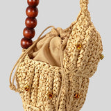 Mini Conch Shell Straw Bag