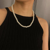 Mona Classic Pearl Chokers Necklaces