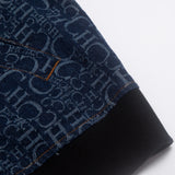 Antonia Monogram Denim Bomber Jacket