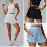 Ginna Pleated Mini Tennis Skirt