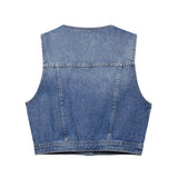 Joanna Bohemian Denim Vest