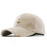 Elka Pierced Suede Baseball Caps