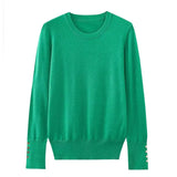 Delia Basic Long Sleeve Basic Knit Sweater