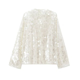 Vesa Mermaid Sequin Wrap Kimono Jacket