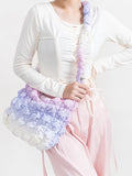 Sambria Pastel Ombre Quilted Waffle Bags