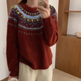 Saddie Vintage Fair Isle Sweaters