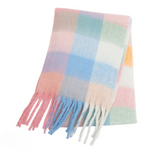 Lilith Plaid Cashmere Wool Scarves