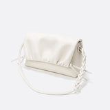 Alba Ruched Detail Flap Bag