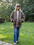 Fiona Fuzzy Leopard Knit Cardigan