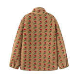 Elowen Vintage Floral Sherpa Fleece Jacket