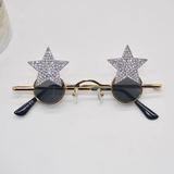 Crystal Embellished Sunglasses - 6 Styles