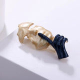 Color Contrast Silence Mask Brooches