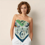 Eloise Carriage Print Silk Scarf