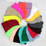 Solid Color Basic Unisex Beanies - 20 Colors