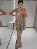 Frisa Floral Overlay Maxi Dress