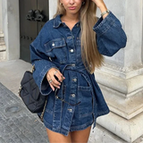Bertha Denim Trench Jacket