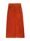 Jaden Corduroy Pencil Midi Skirts