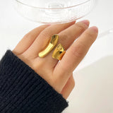 Gold Irregular Wrap Open Ring