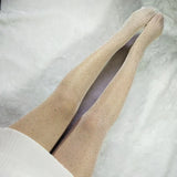 Rhinestone Sequin Fishnet Mesh Pantyhose Stockings