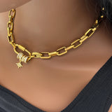 Koti Chunky Chain Choker Necklace