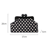 Arie Polka Dot Clutch Purse