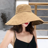 Maurine Wide Brim Canvas Sun Hats