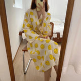Everlee Smiley Face Lounge Robe