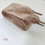 Ombre Wide Silk Bow Shoelaces