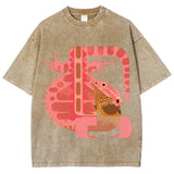 Abstract Lizard Print T-Shirts