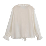 Mendes Tiered Ruffle Boho Blouse