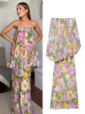 Frisa Floral Overlay Maxi Dress