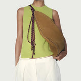 Maja Faux Suede Large Hobo Bag