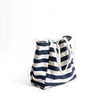 Capri Bold Stripe Casual Canvas Tote