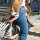 Luella Check Lined Retro Trench Coat