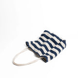 Capri Bold Stripe Casual Canvas Tote