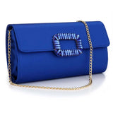 Elvie Elegant Satin Envelope Evening Clutch