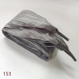 Ombre Wide Silk Bow Shoelaces