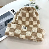 Cute Checkerboard Beanies