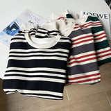 Casa Multi Striped Cotton Sweatshirts