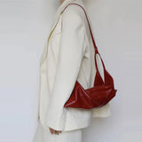 Aslan Glossy Croissant Mini Bag