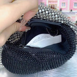 Yasmine Rhinestones Bow Evening Clutch