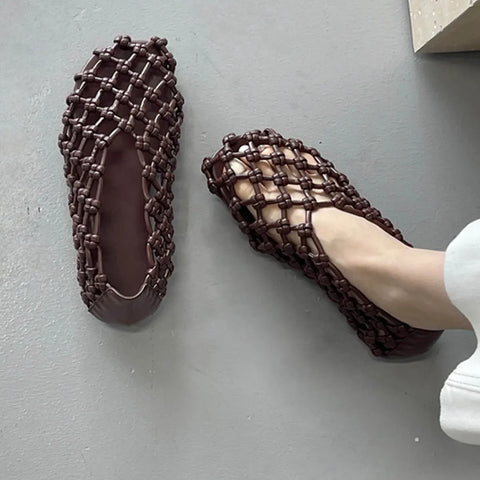 Fiona Weaving Mule Flats