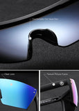 Michelle Reflective Visor Shield Sunglasses